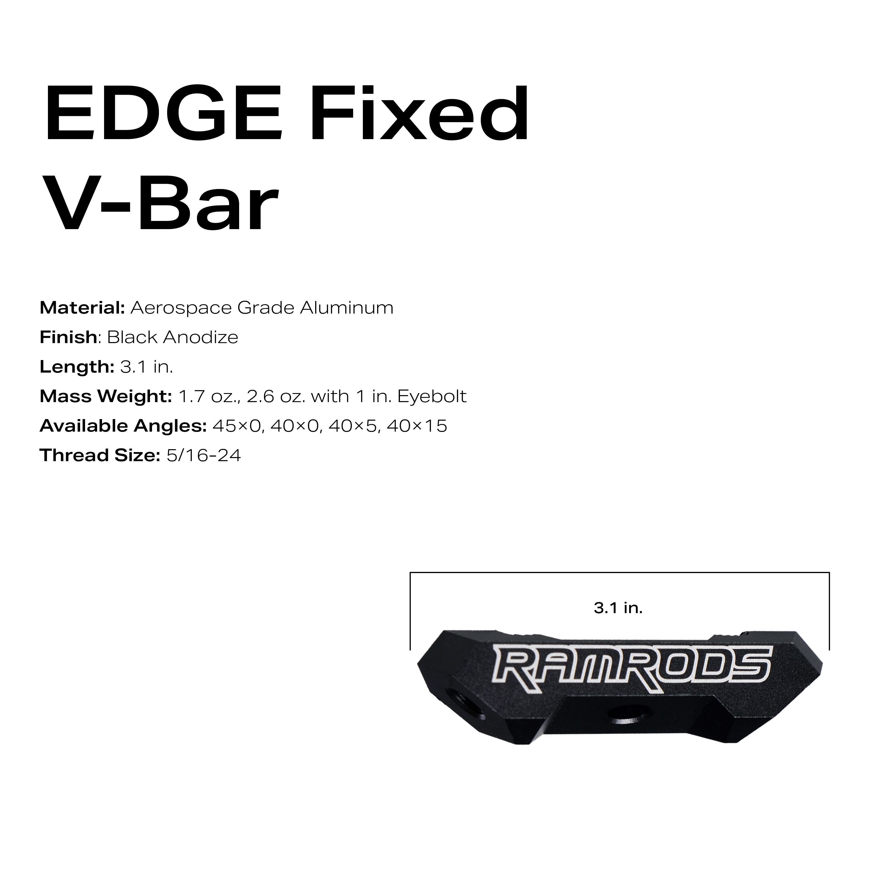 EDGE Fixed V-Bar
