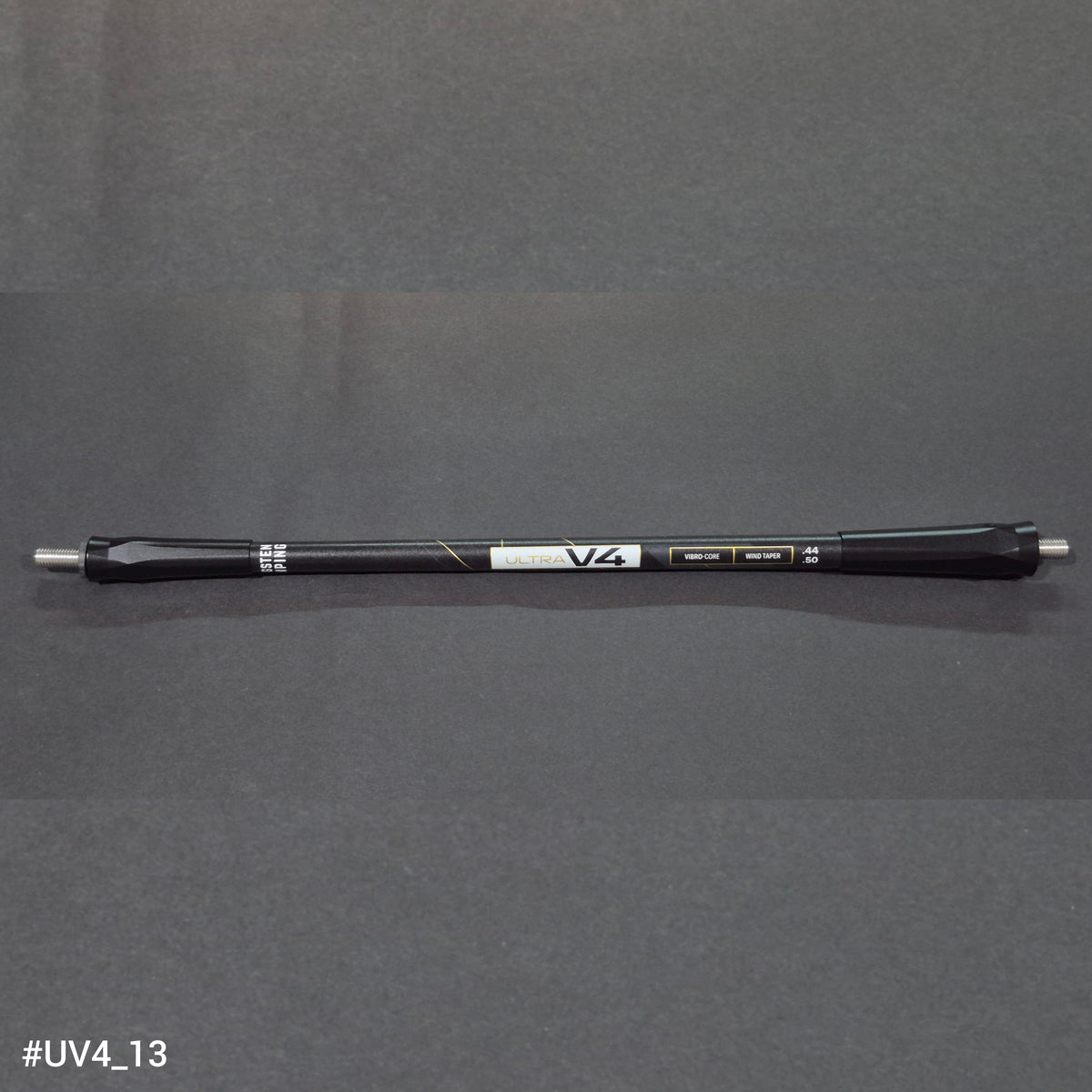 A RamRods archery stabilizer, Ultra 4 Tungsten series, 13.5 inch length.