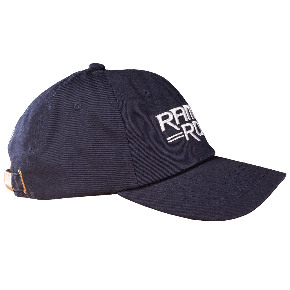 Navy cap with RamRods Logo on the front 