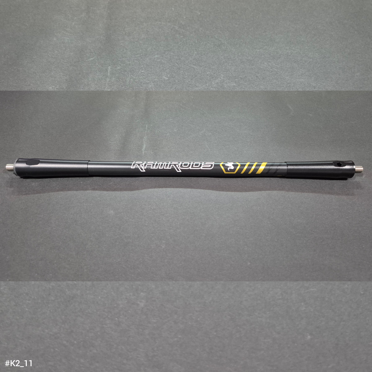 a RamRods archery stabilizer, K2 2 series, 13.5 inch length