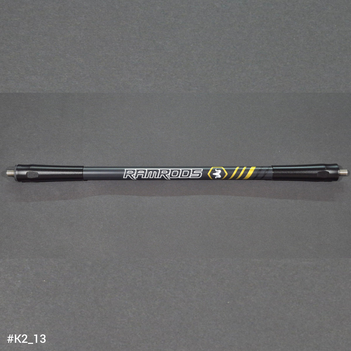 A RamRods archery stabilizer, K2 2 series, 13.5 inch length. 