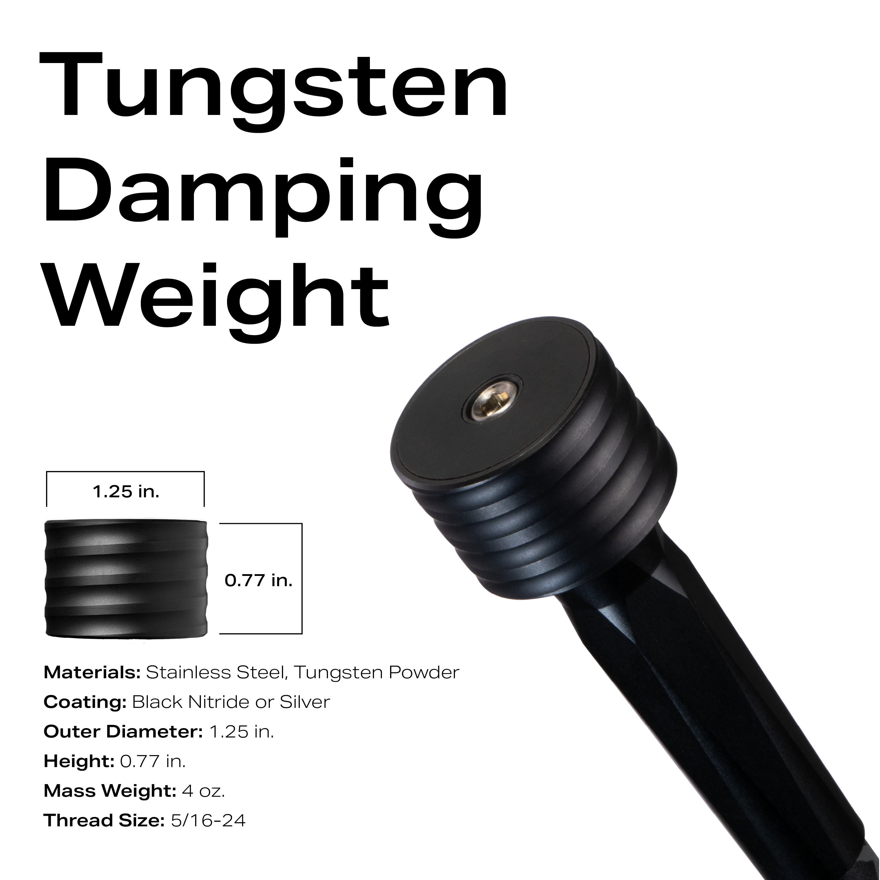Tungsten Damping Weight